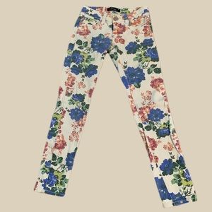 Roma Studio Floral straight leg jeans